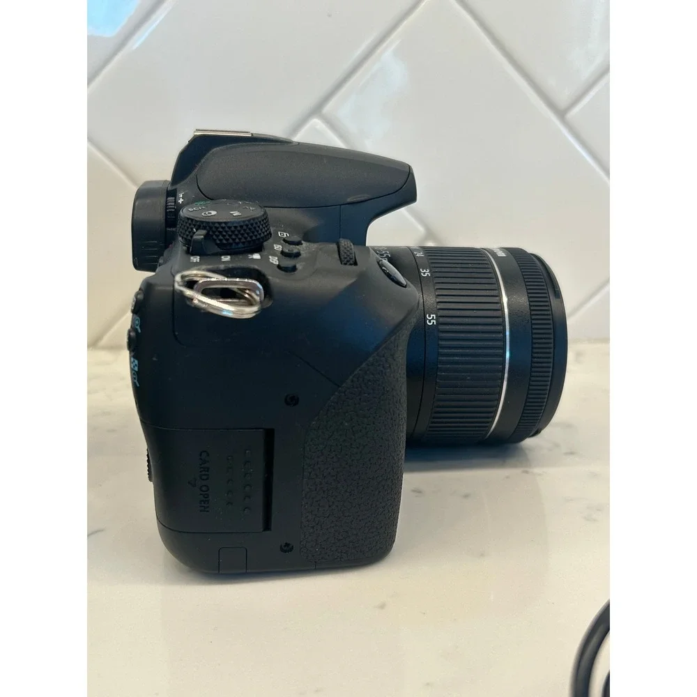 Canon EOS 850D DSLR Camera Bundle with 18-55mm and 75-300mm Lenses Black